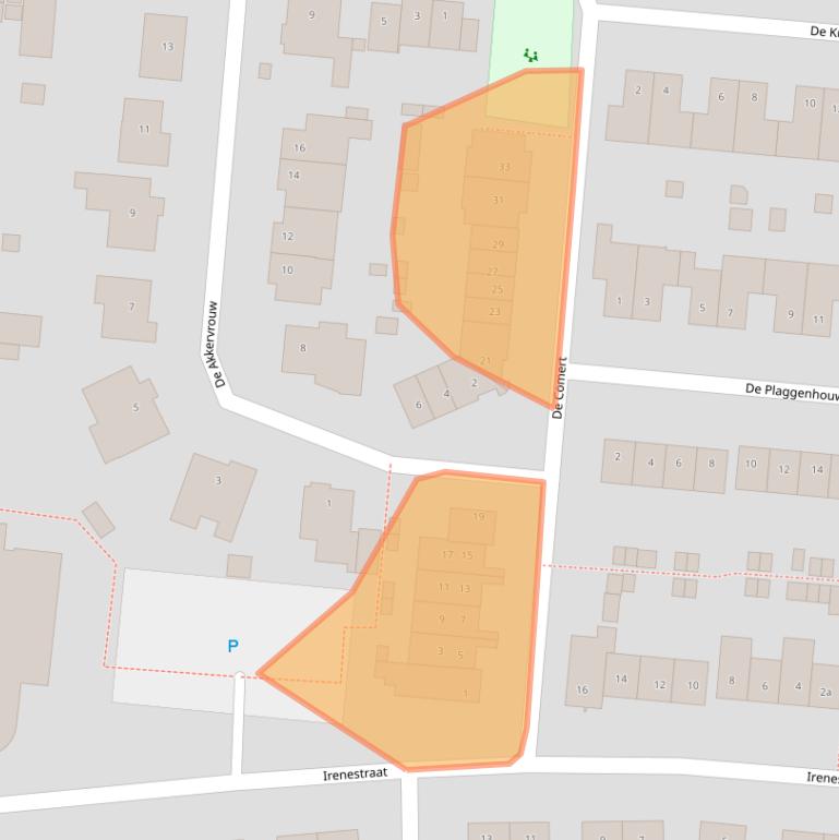 Kaart van postcodegebied 5971LA.