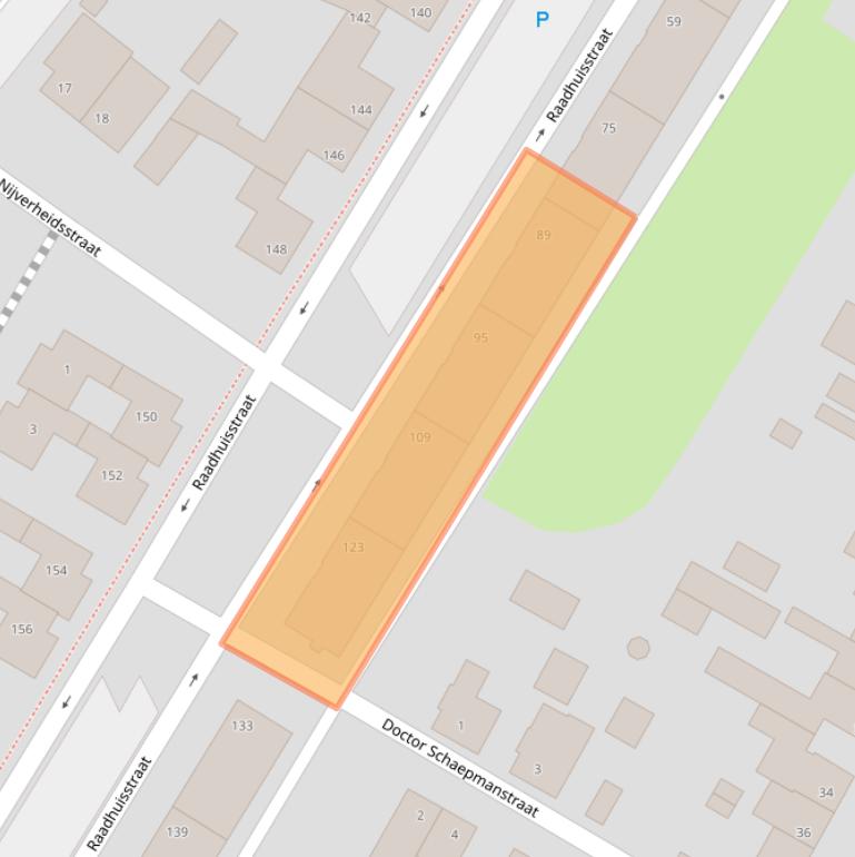 Kaart van postcodegebied 5981BC.