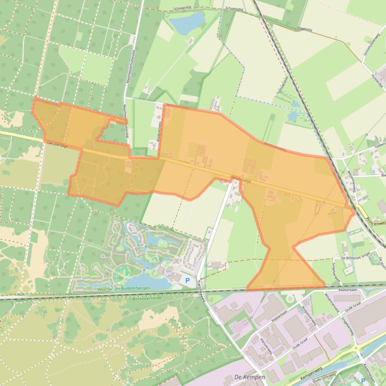 Kaart van postcodegebied 6002TA.