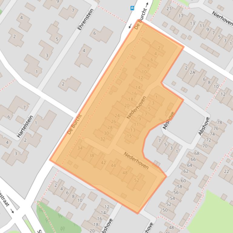 Kaart van postcodegebied 6002XB.