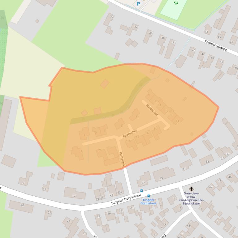 Kaart van postcodegebied 6005SN.