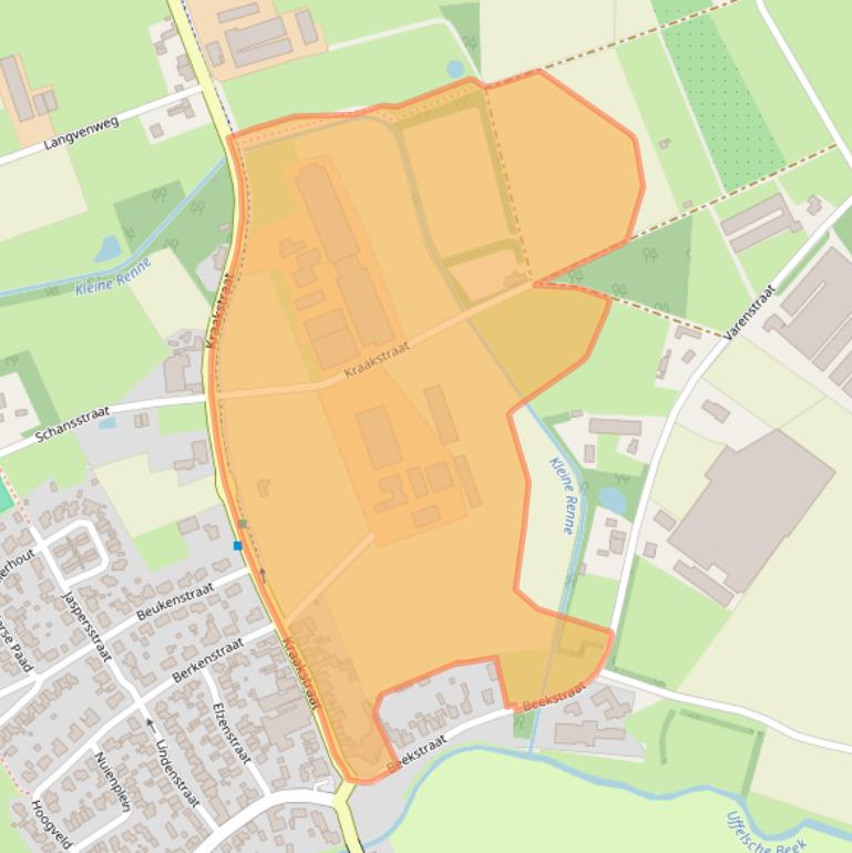 Kaart van postcodegebied 6013RS.