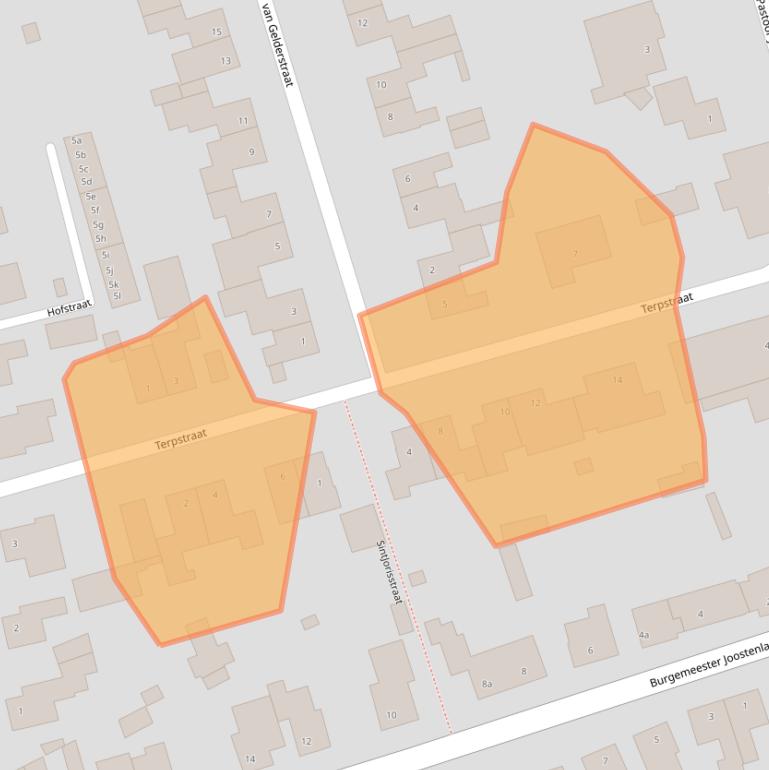 Kaart van postcodegebied 6019CD.