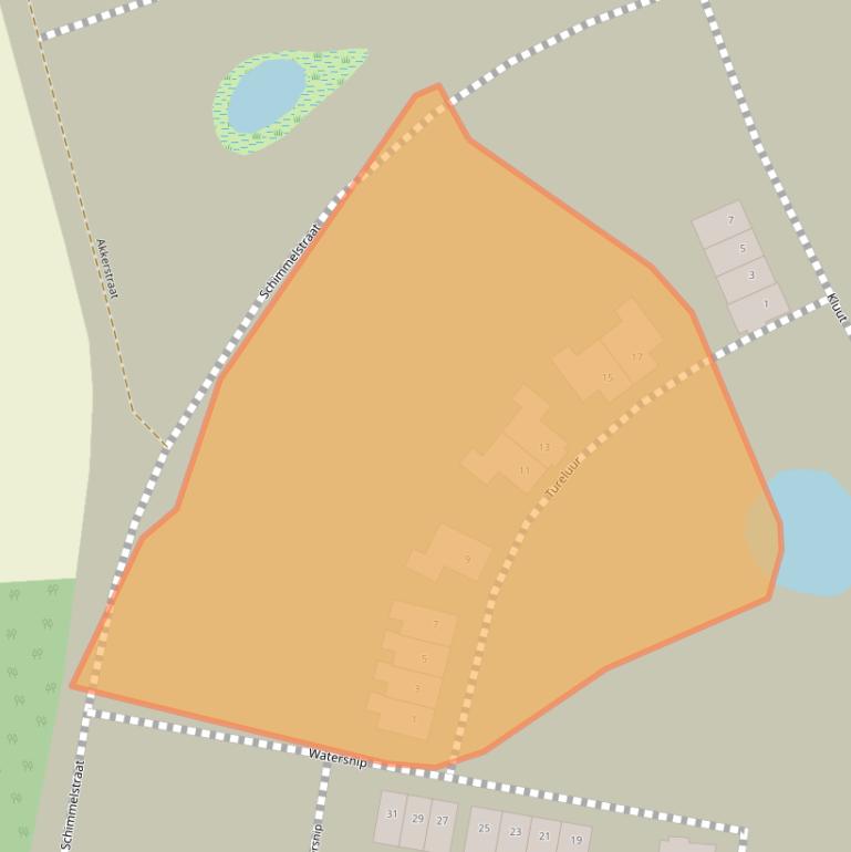 Kaart van postcodegebied 6026GC.