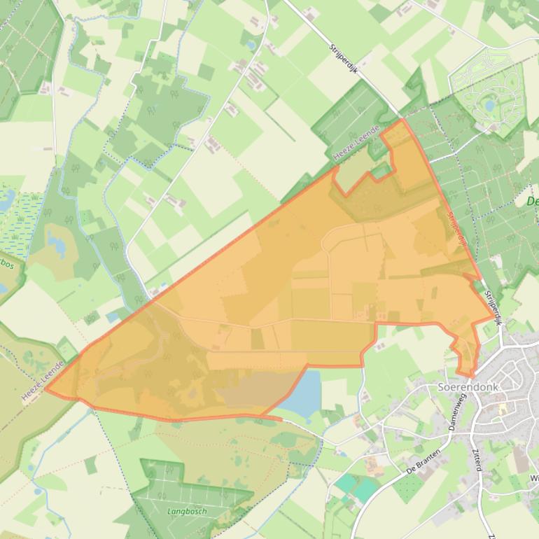 Kaart van postcodegebied 6027PW.