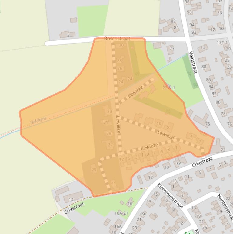 Kaart van postcodegebied 6039HC.