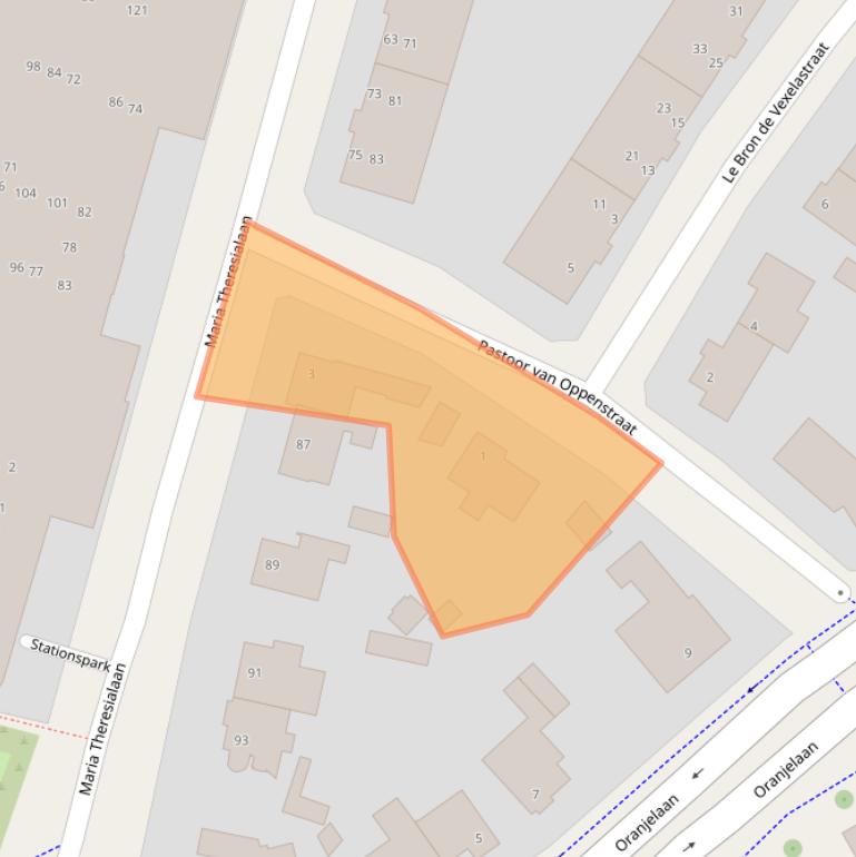 Kaart van postcodegebied 6042AM.