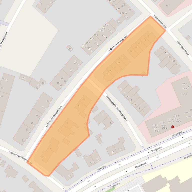 Kaart van postcodegebied 6042AR.