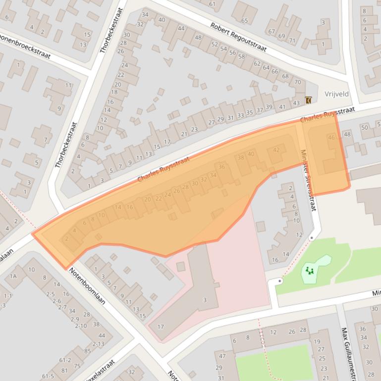 Kaart van postcodegebied 6042CD.