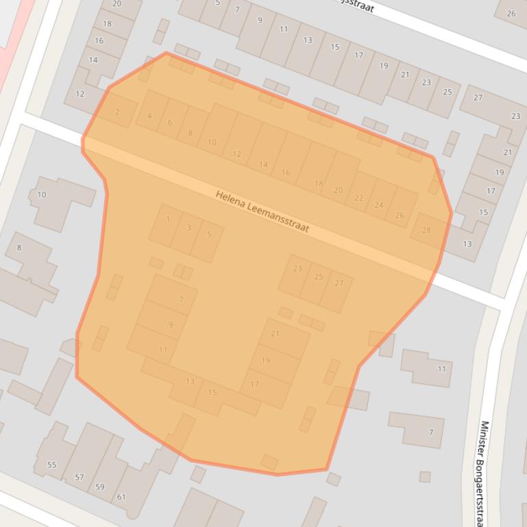 Kaart van postcodegebied 6042DV.