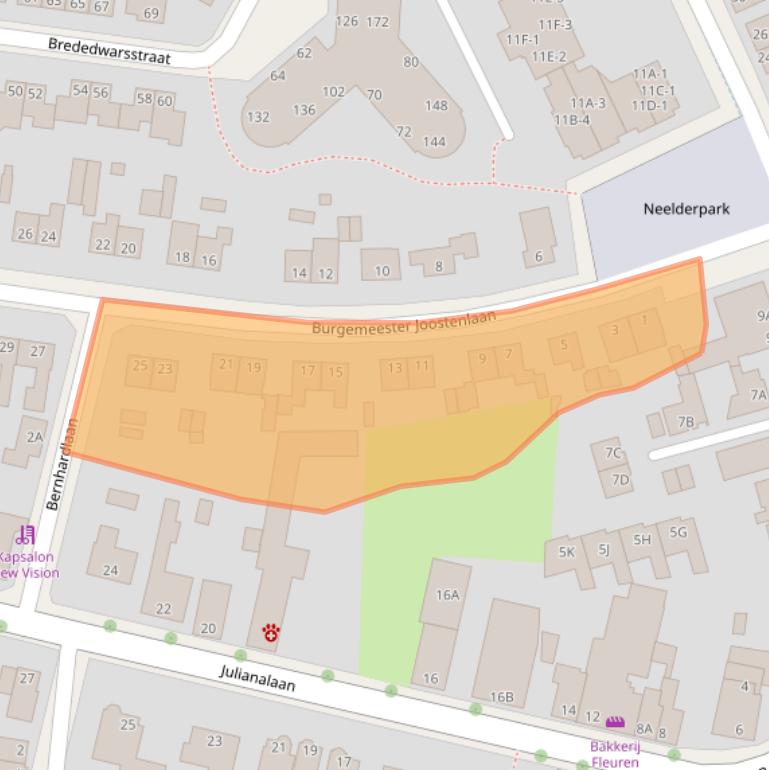 Kaart van postcodegebied 6042ER.
