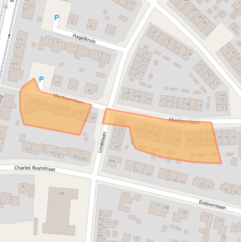 Kaart van postcodegebied 6042HC.
