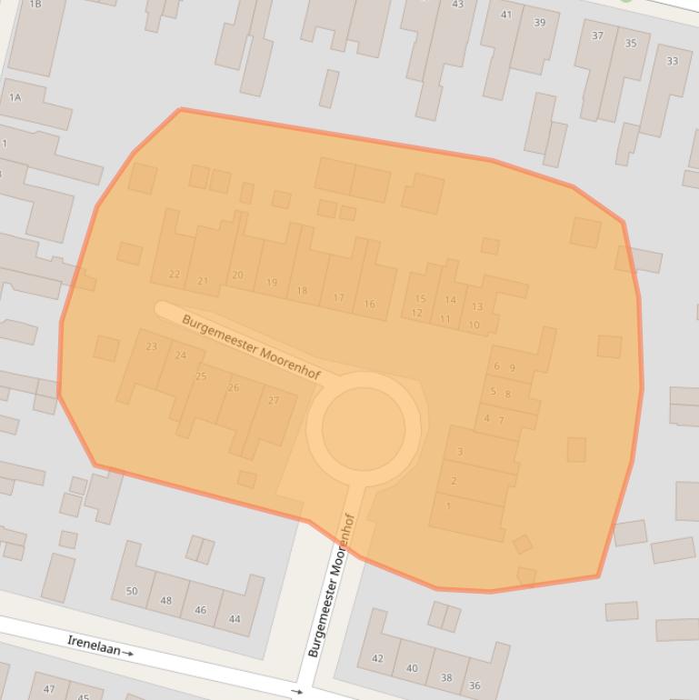 Kaart van postcodegebied 6042JC.