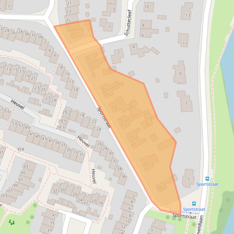 Kaart van postcodegebied 6042KD.