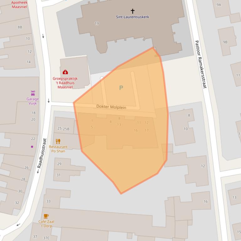 Kaart van postcodegebied 6042WJ.