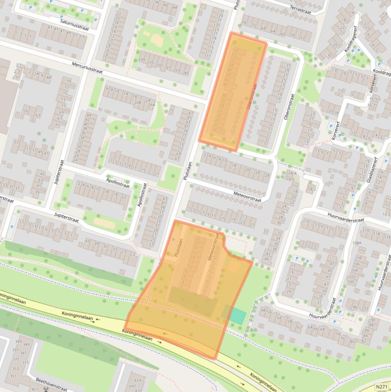 Kaart van postcodegebied 6043VW.