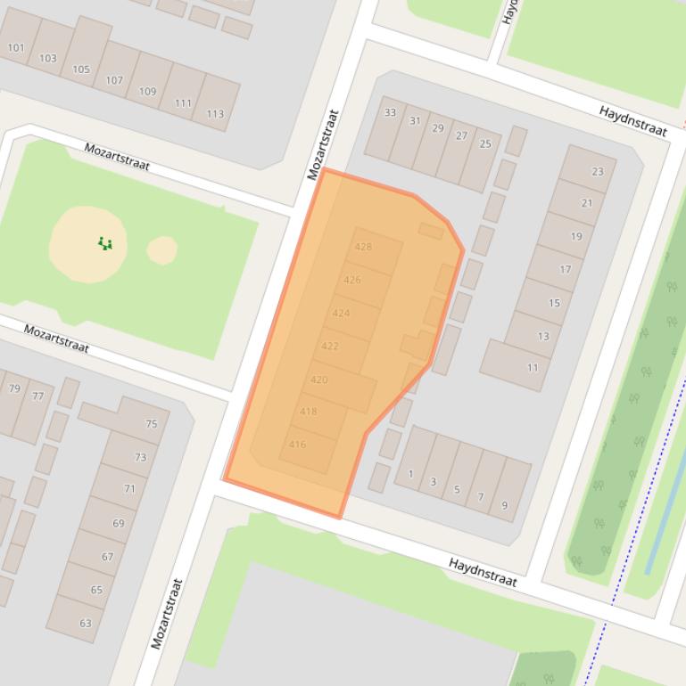 Kaart van postcodegebied 6044RV.