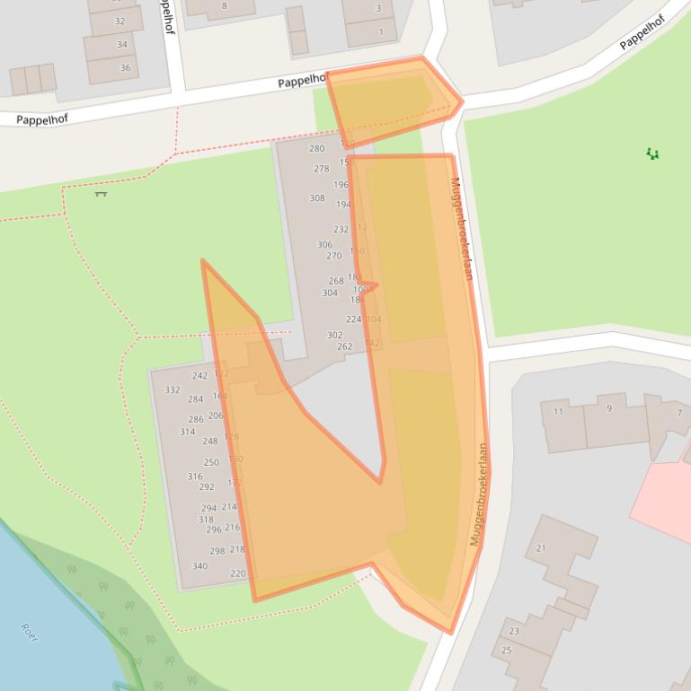 Kaart van postcodegebied 6045BC.