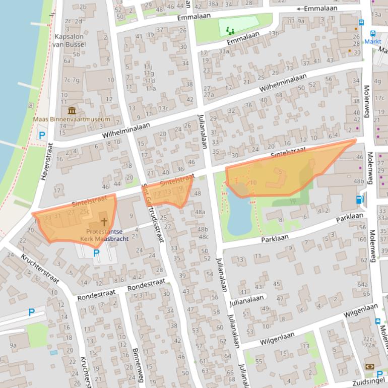 Kaart van postcodegebied 6051BL.