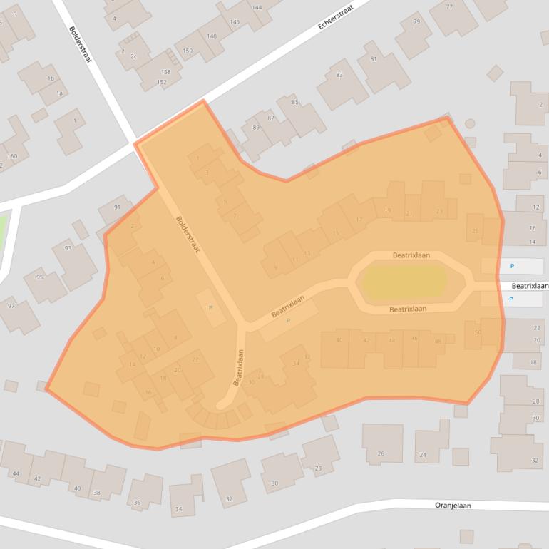 Kaart van postcodegebied 6051NA.