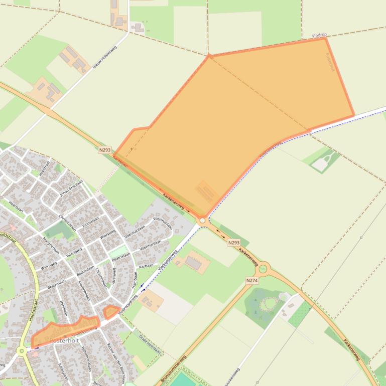 Kaart van postcodegebied 6061BA.