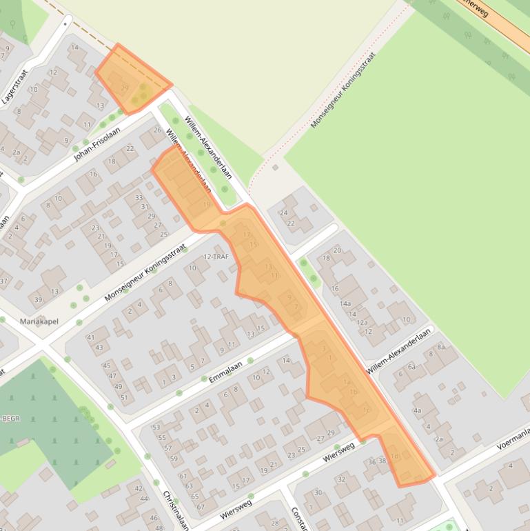 Kaart van postcodegebied 6061CM.