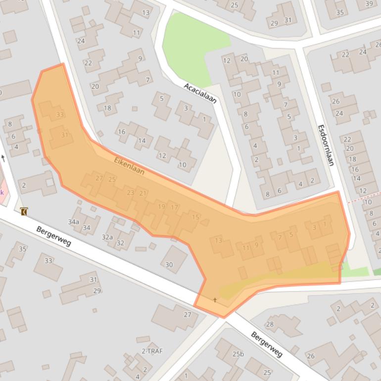 Kaart van postcodegebied 6063BM.