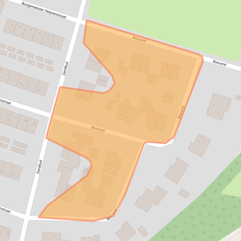 Kaart van postcodegebied 6071GR.