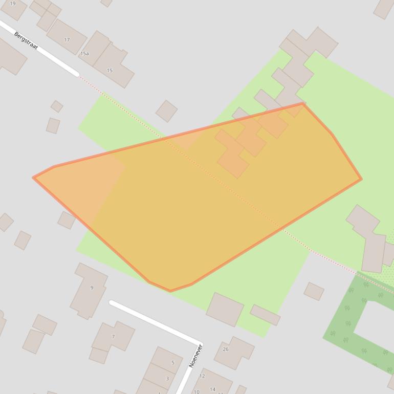 Kaart van postcodegebied 6082BG.