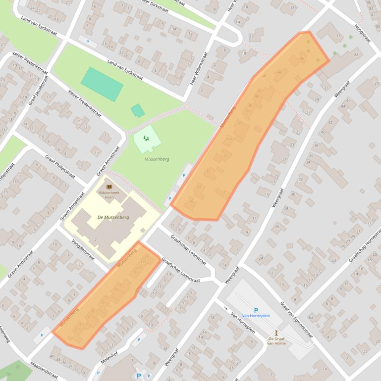 Kaart van postcodegebied 6085CG.