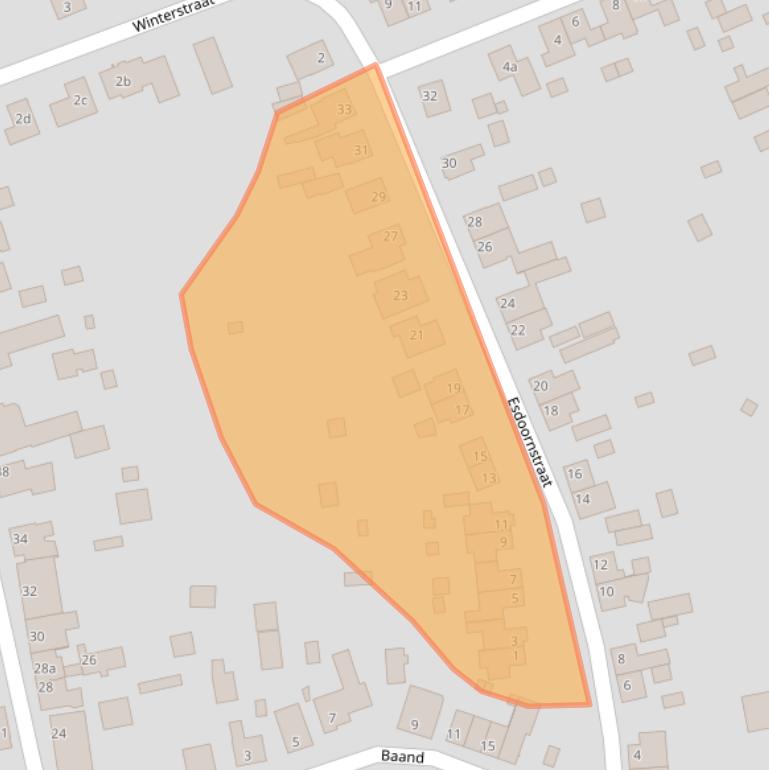 Kaart van postcodegebied 6086CJ.