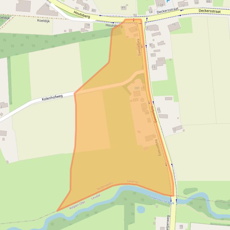 Kaart van postcodegebied 6091NE.