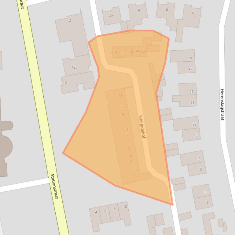 Kaart van postcodegebied 6095CE.