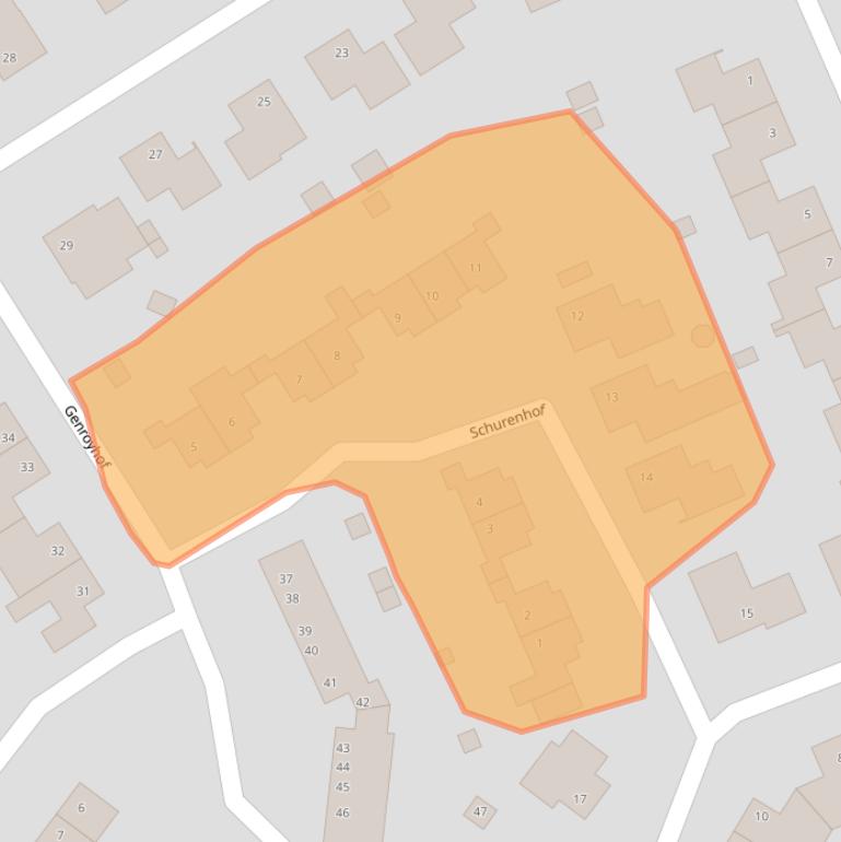 Kaart van postcodegebied 6095EC.