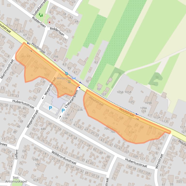 Kaart van postcodegebied 6102BK.