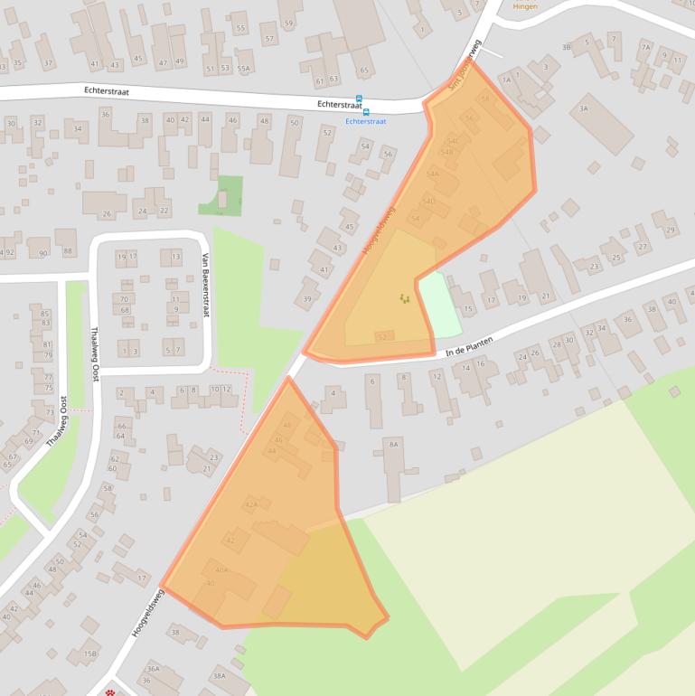 Kaart van postcodegebied 6102CC.