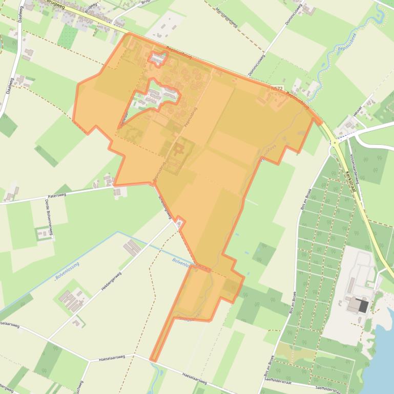 Kaart van postcodegebied 6102RJ.