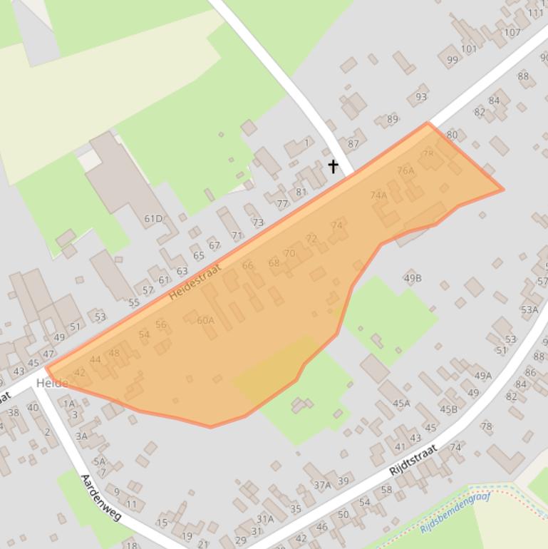 Kaart van postcodegebied 6114AE.