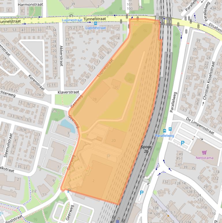 Kaart van postcodegebied 6135KC.