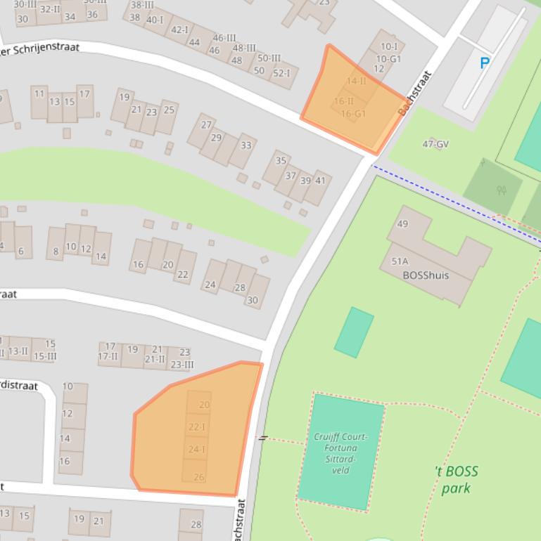 Kaart van postcodegebied 6137RW.