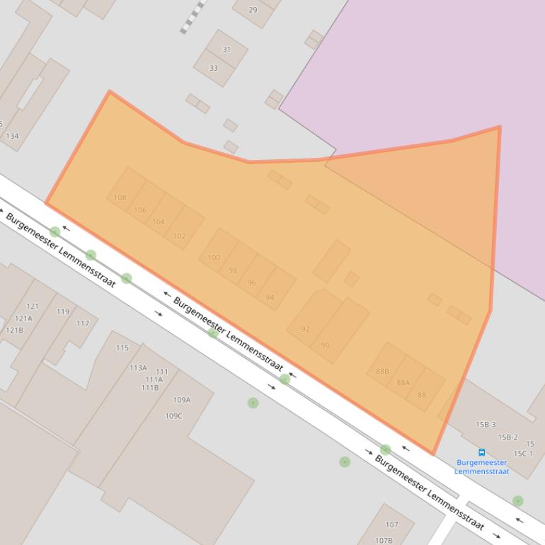 Kaart van postcodegebied 6163JP.