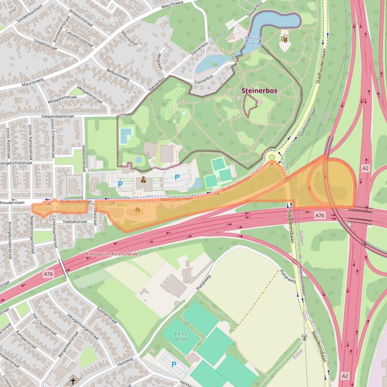 Kaart van postcodegebied 6171KK.