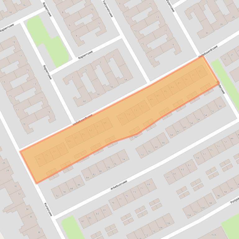 Kaart van postcodegebied 6218RS.