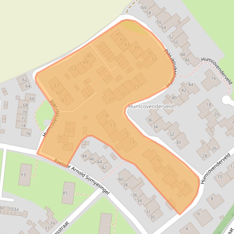 Kaart van postcodegebied 6231HX.