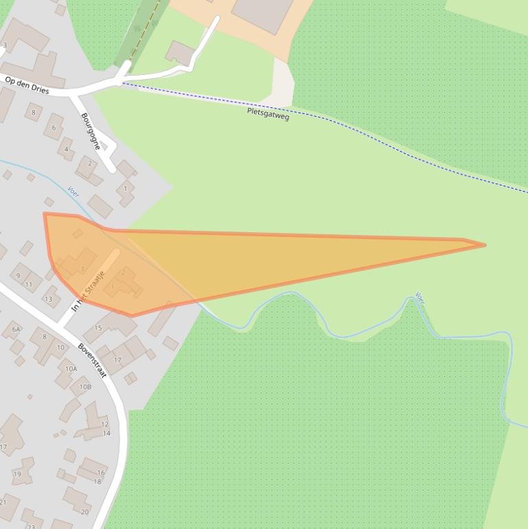 Kaart van postcodegebied 6245KS.