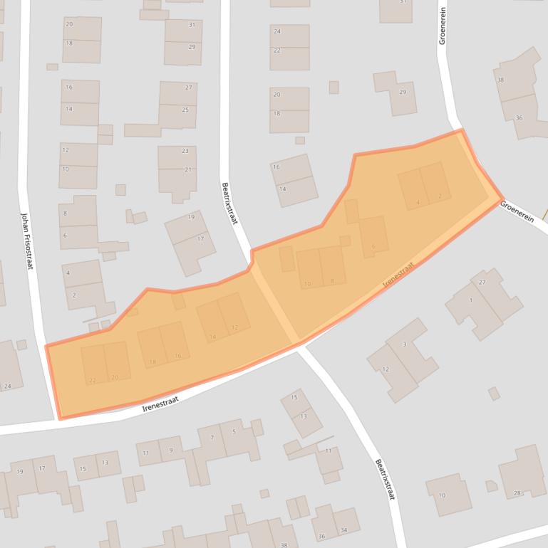 Kaart van postcodegebied 6267AX.