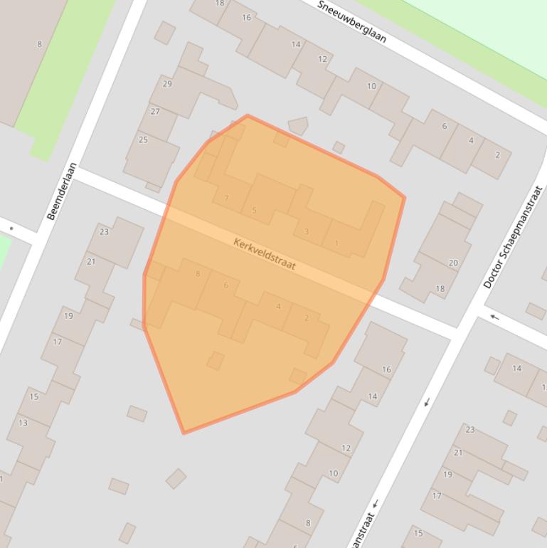 Kaart van postcodegebied 6291GL.