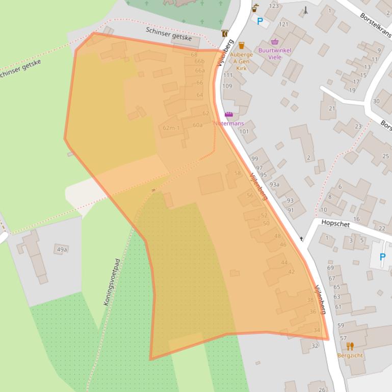 Kaart van postcodegebied 6294AX.