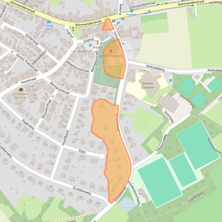 Kaart van postcodegebied 6343CE.