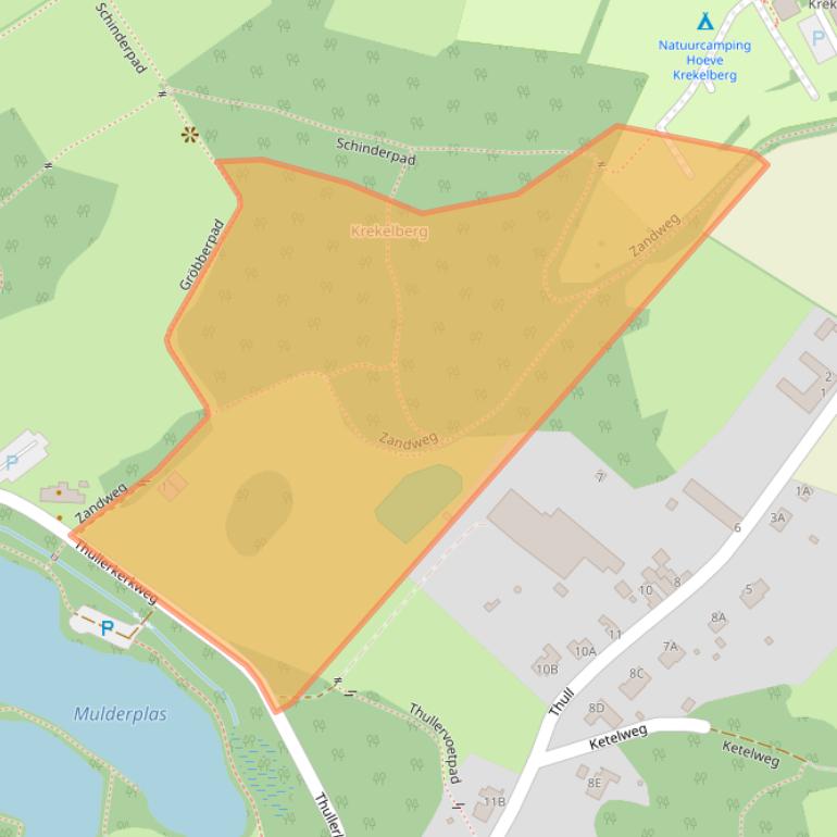 Kaart van postcodegebied 6365AG.